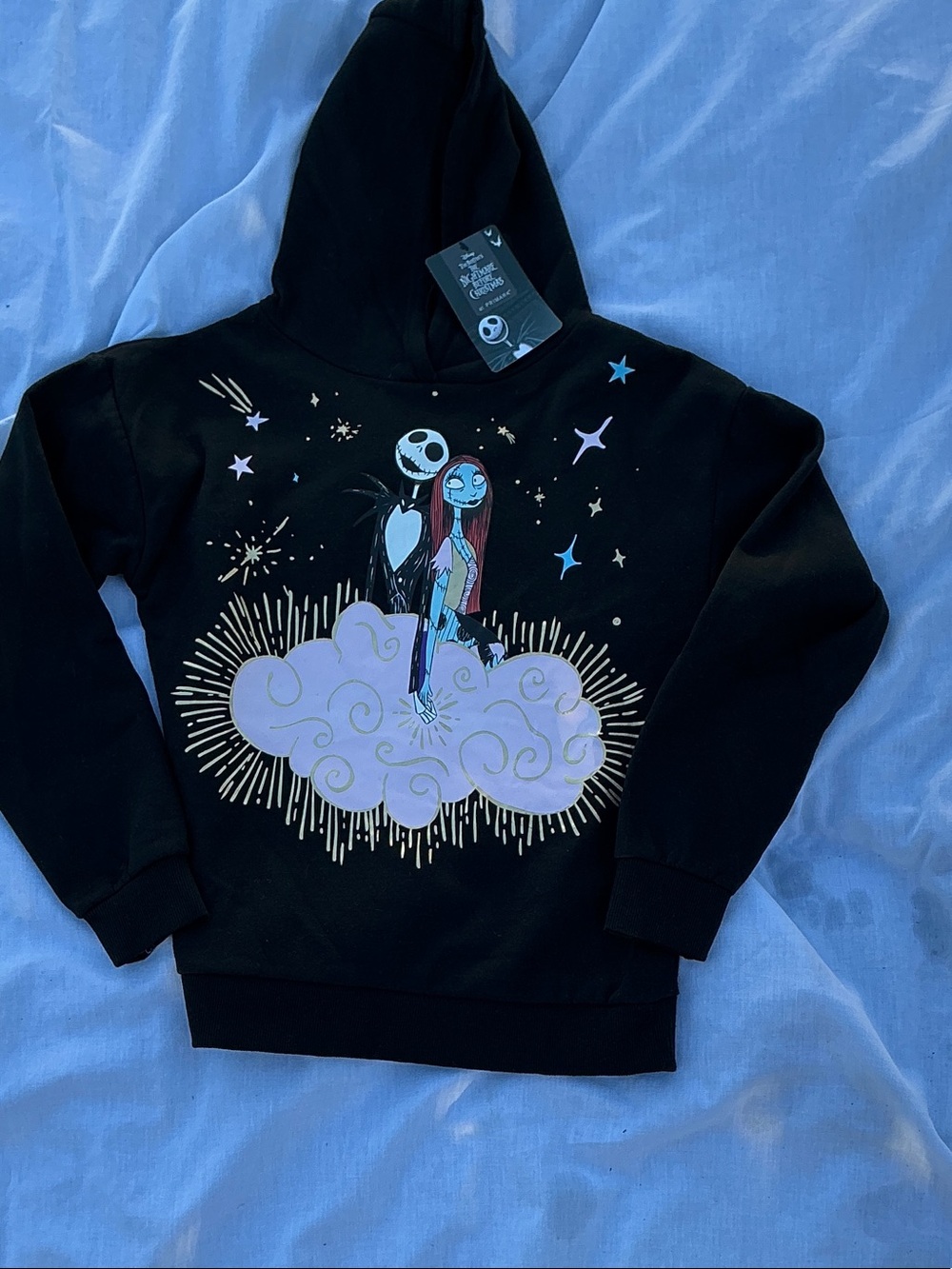Disney Black Hoodie -Jack & Sally
